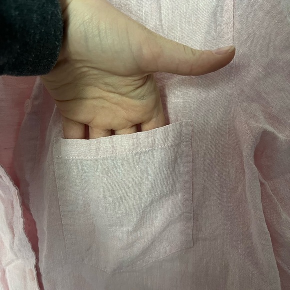 NWOT Joules Linen Shirt - Picture 4 of 5